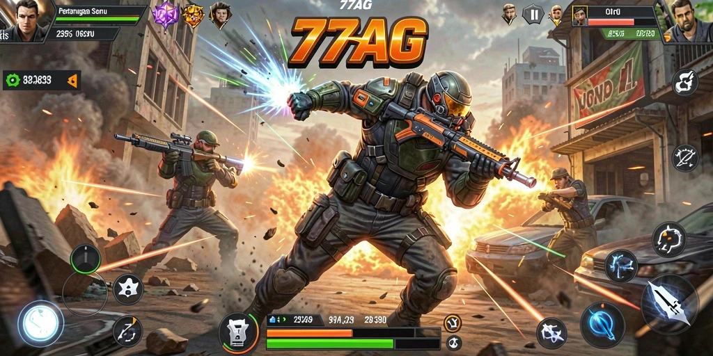 Tampilan gameplay <strong>77AG</strong> yang seru dan menegangkan.