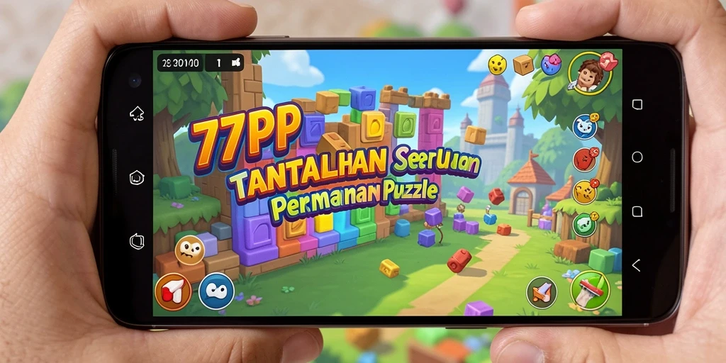 Tangkapan layar gameplay 77RP menampilkan tantangan puzzle menarik.