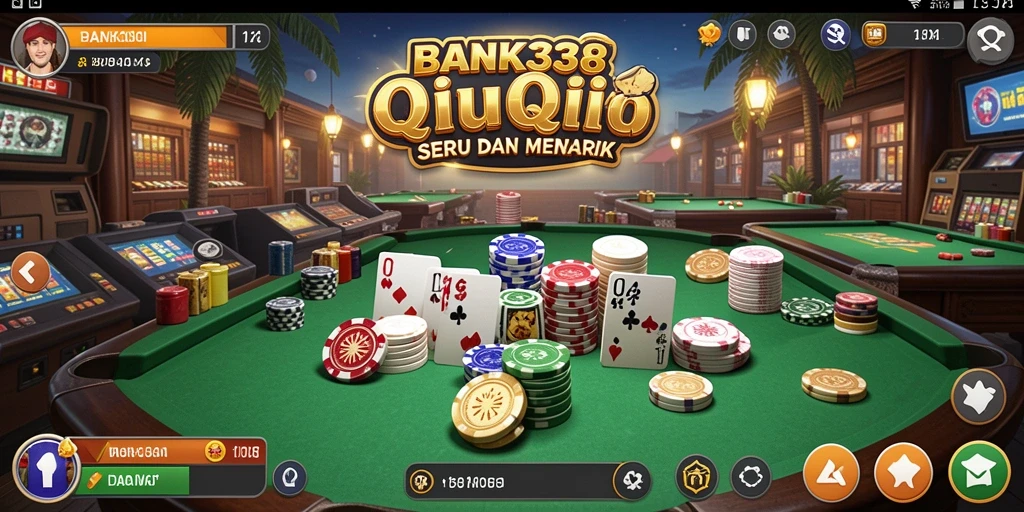 Tampilan gameplay QiuQiu yang mengasyikkan dan interaktif.