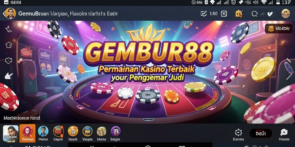Tampilan menarik dari permainan Kasino GEMBUR88 dengan grafis yang menawan.
