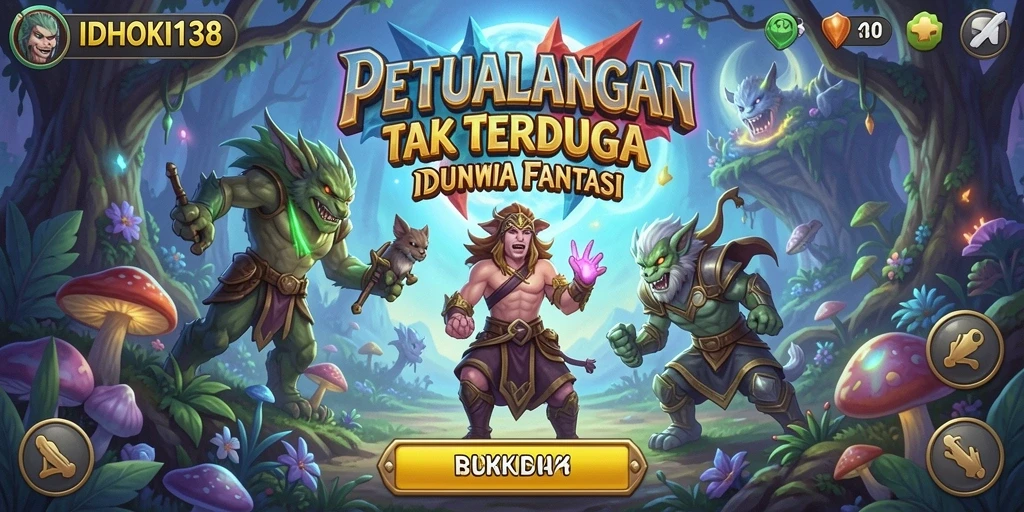Tangkapan layar gameplay IDRHOKI138 menampilkan aksi petualangan seru.