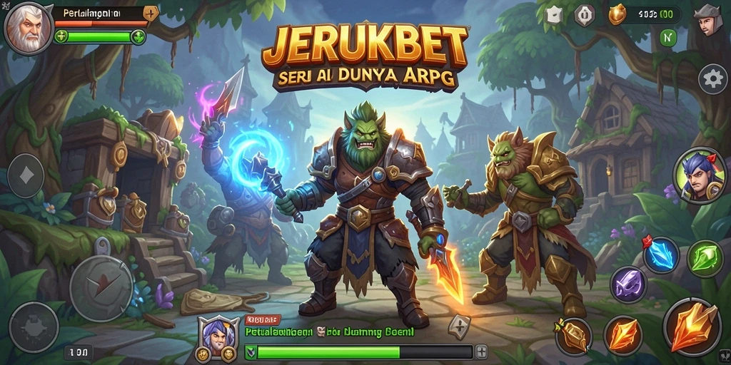 Screenshot gameplay JERUKBET menampilkan petualangan seru di dunia ARPG.