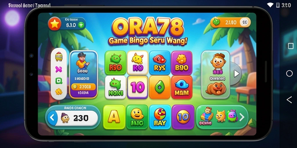 Tampilan seru gameplay ORA78 yang penuh dengan aksi Bingo.