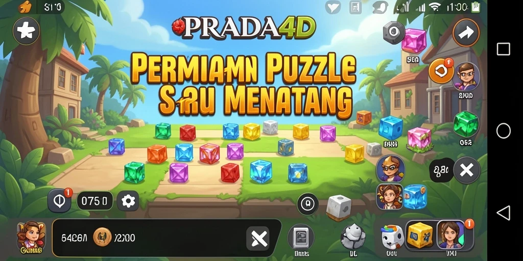 Tampilan gameplay PRADA4D yang menarik dan penuh tantangan.
