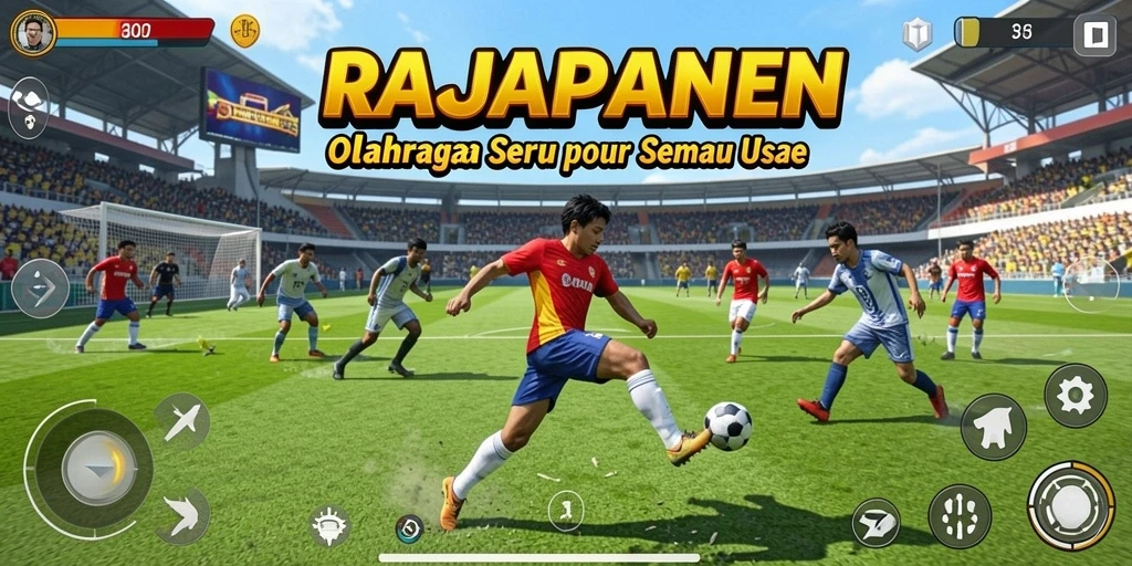 Tampilan menegangkan dari gameplay RAJAPANEN saat pertandingan berlangsung.