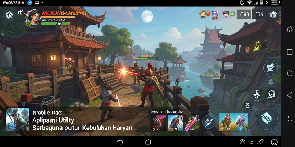 Tampilan aplikasi REJEKIGAMES yang sederhana dan fungsional.