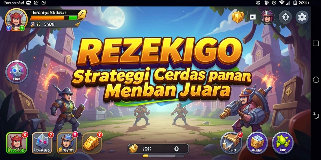Tampilan gameplay seru dari REZEKIGO saat membangun kerajaan.