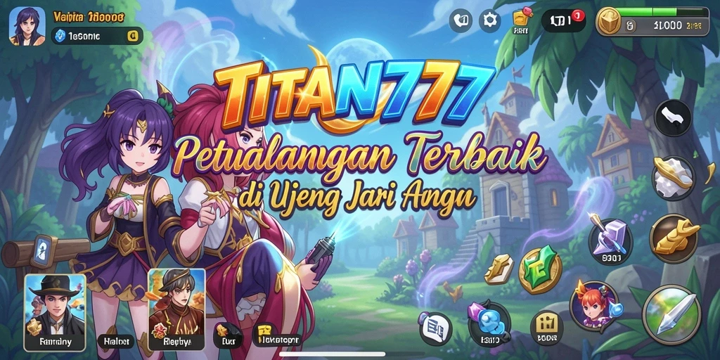 Screenshot menunjukkan aksi mendebarkan dalam permainan Anime.