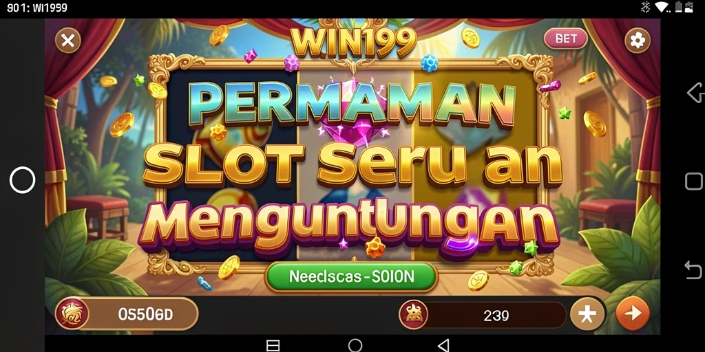 Screenshot gameplay WIN199 menampilkan fitur Slot yang menarik dan interaktif.
